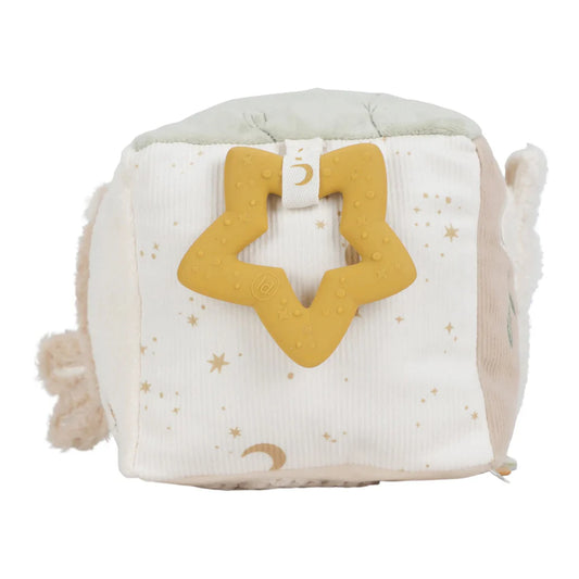 Little Dutch - Activiteitenkubus - Beige - Newborn Naturals