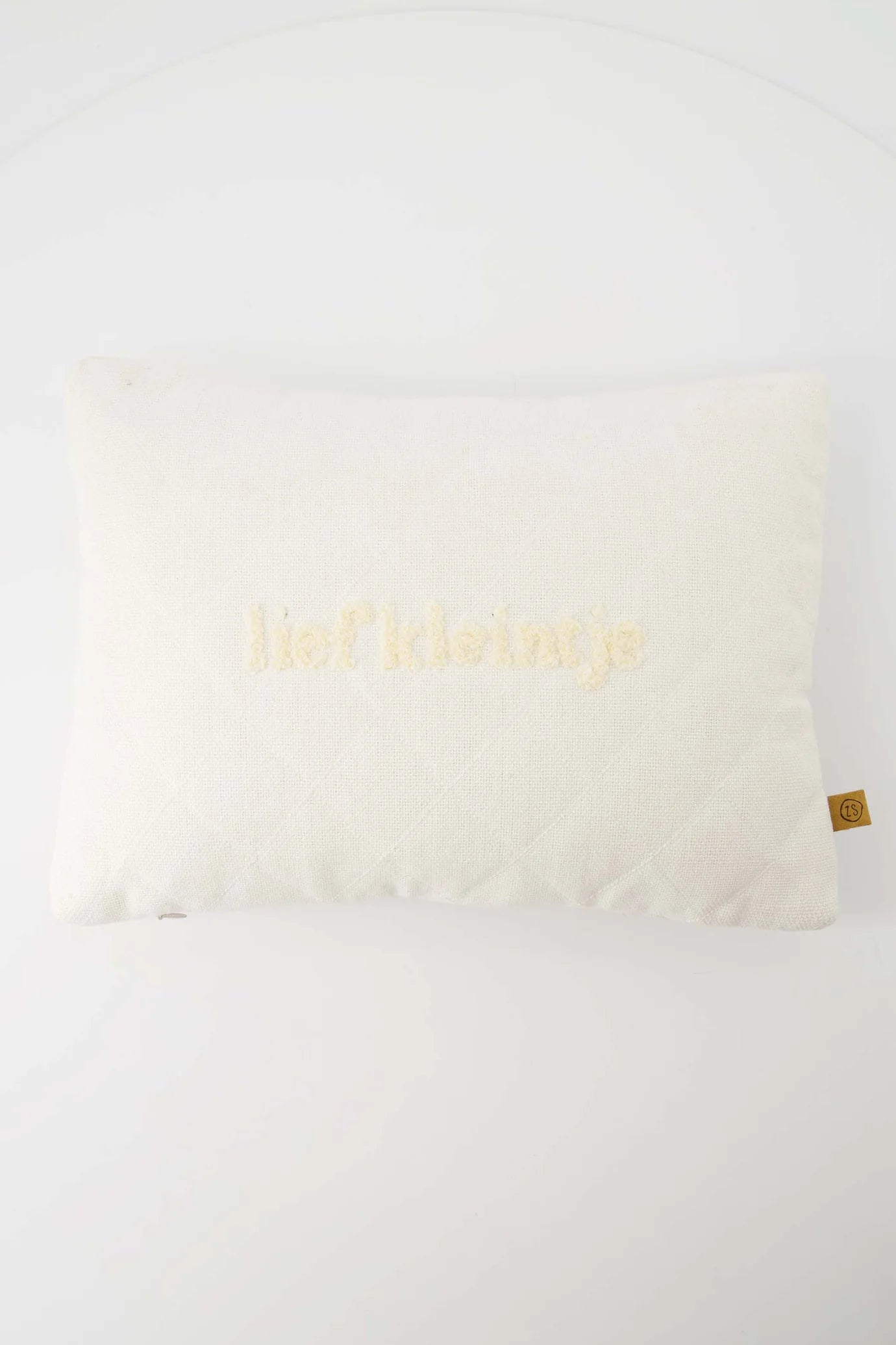 Zusss kussen lief kleintje 35x25cm multicolor