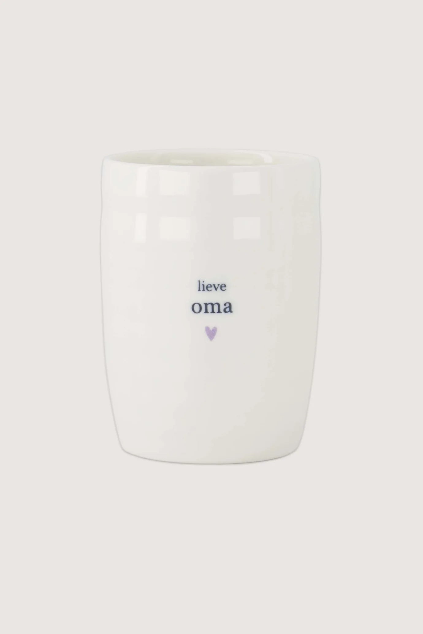 Zusss koffiemok lieve oma wit