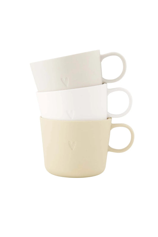 Zusss cappuccino mok hartje zand