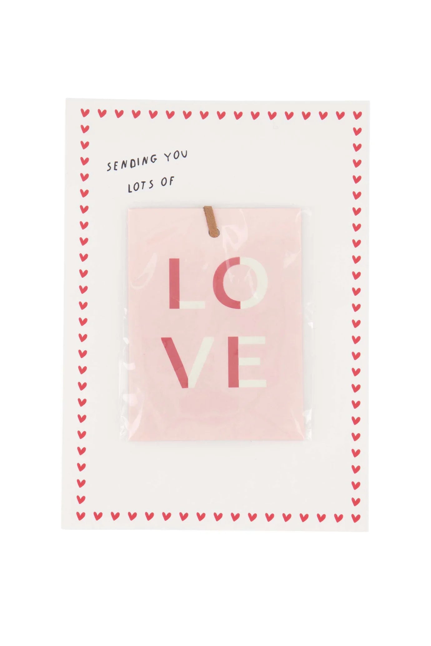 Zusss ansichtkaart mini geurzakje love