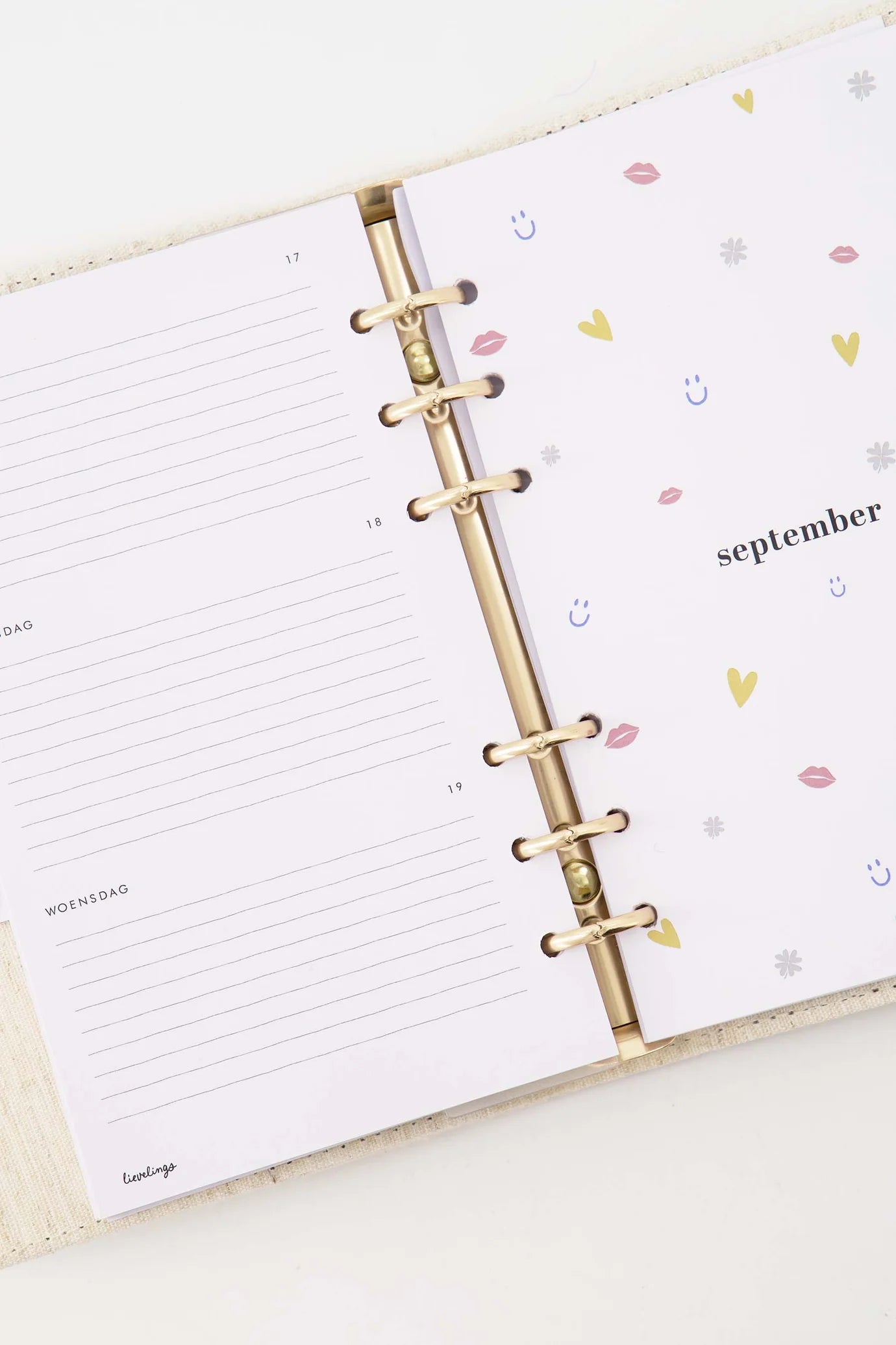 Zusss agenda 2026 alles op z'n tijd linnen