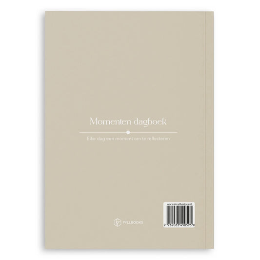 Een moment per dag dagboek - Beige
