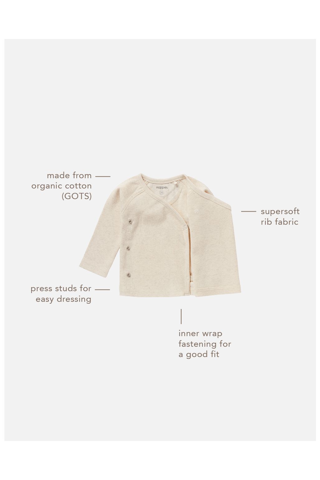 Noppies Baby Longsleeve Nanyuki - Oatmeal