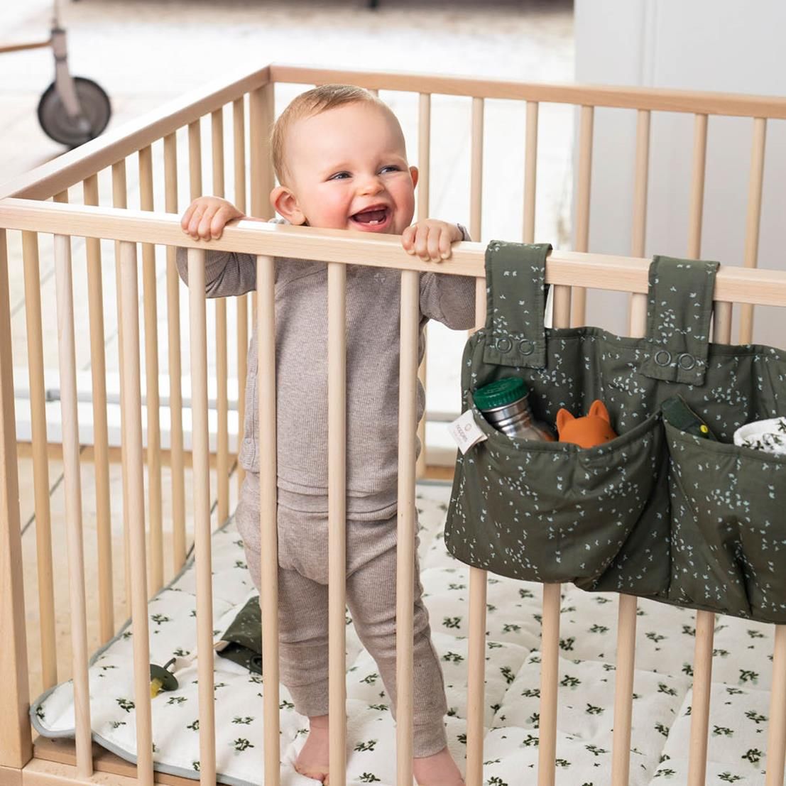 Noppies Baby broek Naura - Taupe Melange