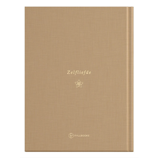 Dagboek voor Zelfliefde - Linnen camel met goudfolie