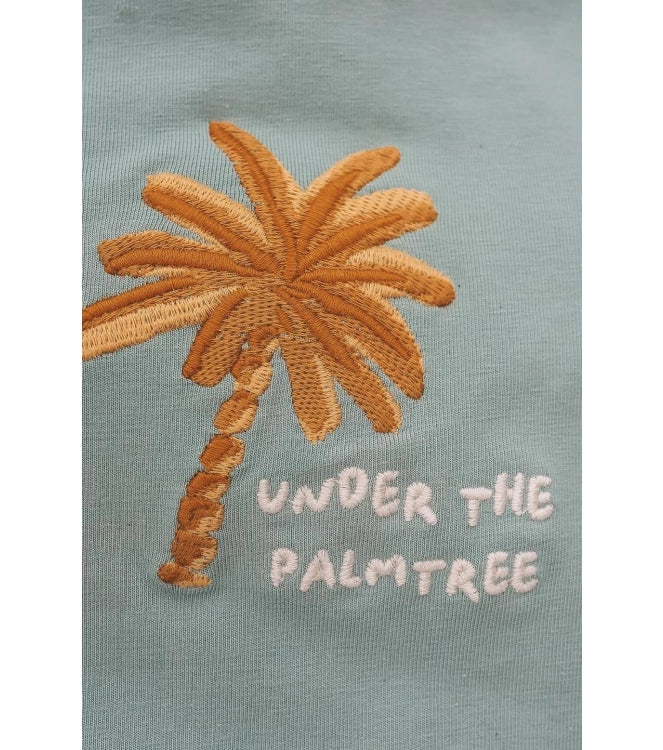 Your Wishes - Palmtrees - Oversized Tee - Ocean