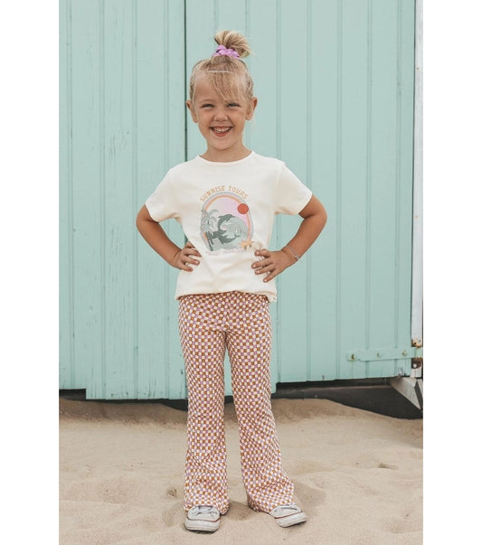 Your Wishes – Mini Check – Flared Legging – Multicolor ruitjes