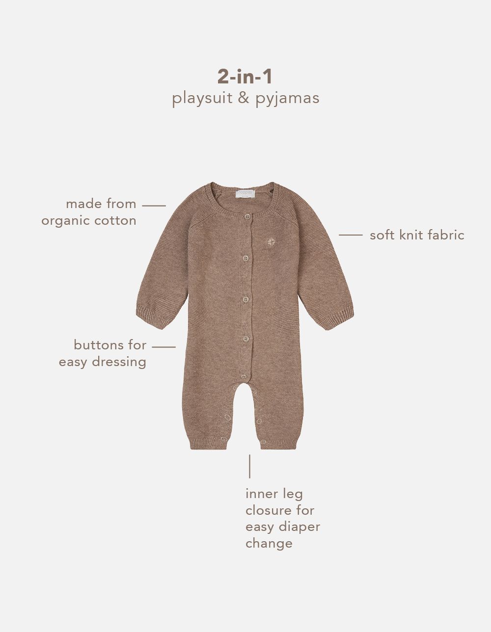 Noppies Baby Boxpak Monrovia - Taupe Melange