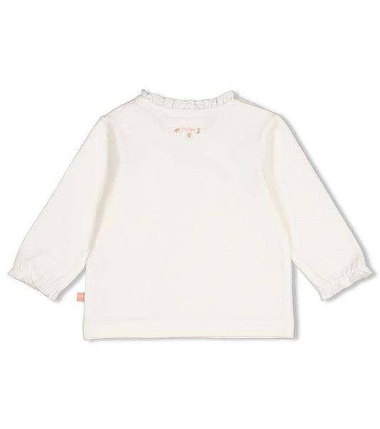 Feetje Longsleeve - Fall in Love Offwhite