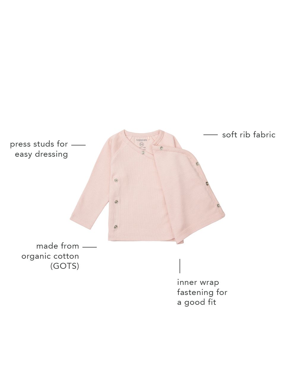 Noppies Baby Longsleeve Nanyuki - Rose Smoke