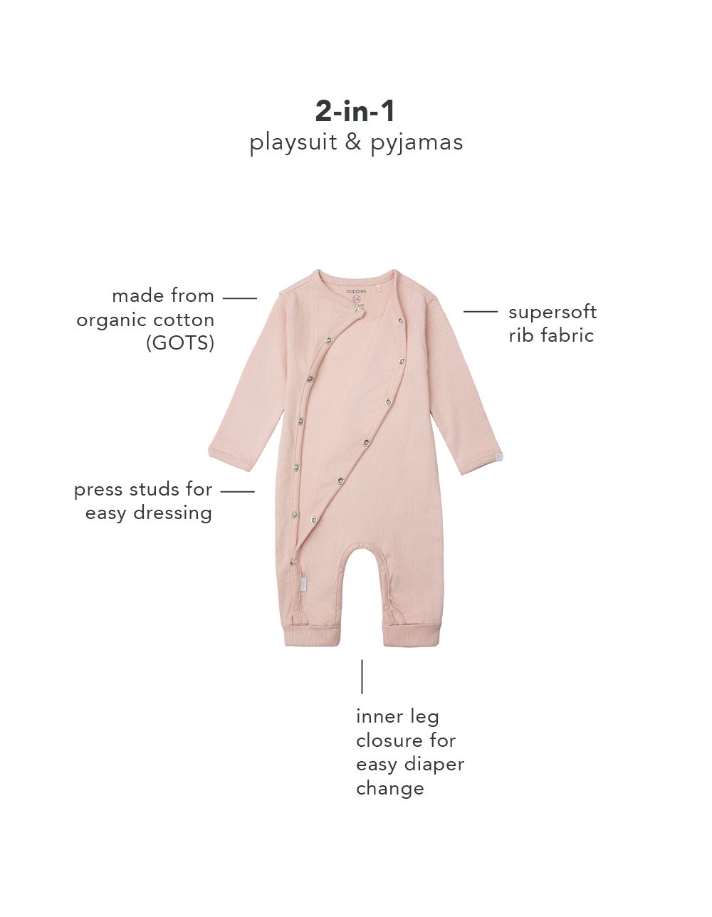 Noppies Baby Boxpak Nevis - Rose Smoke