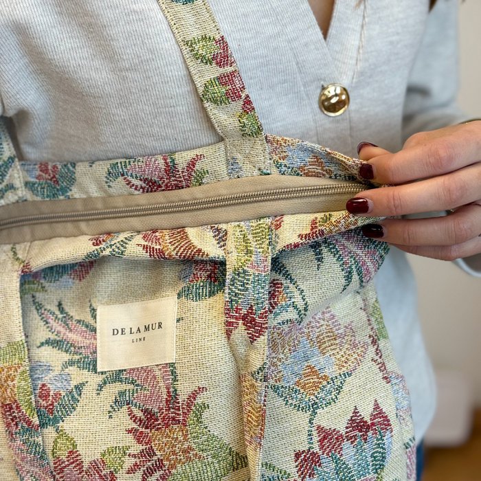 De la mur line - Tote bag met rits Color