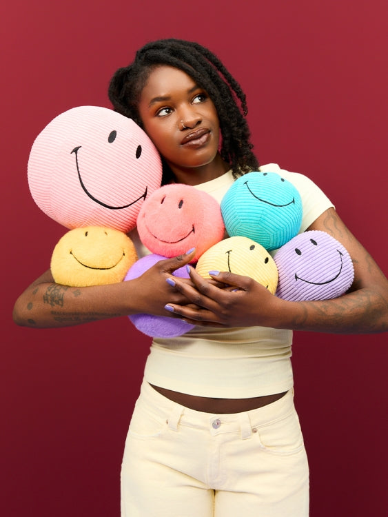 Smiley ECO Corduroy - 13 cm Purple