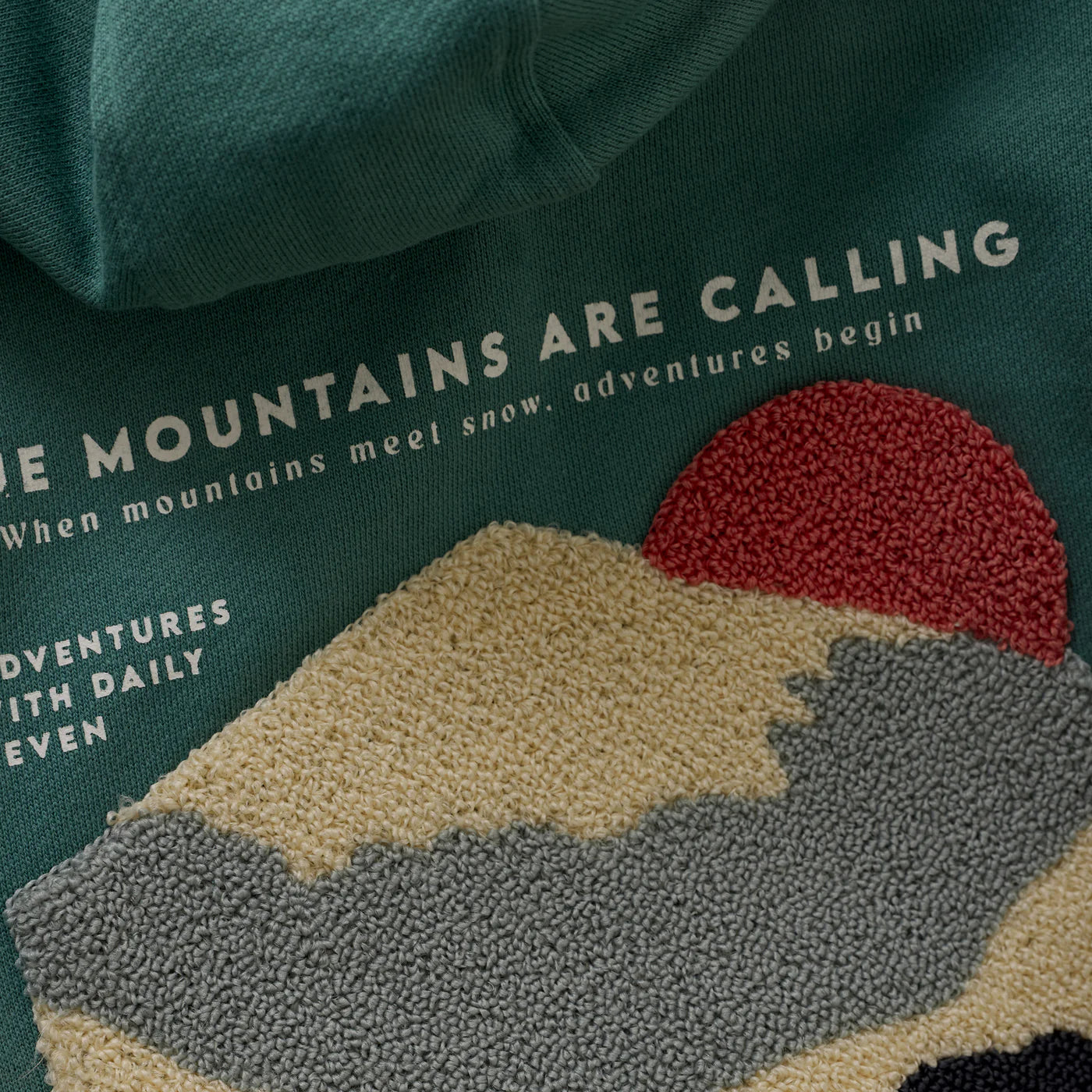 Daily 7 - Hoodie Backprint | Blue Spruce