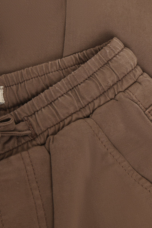 Daily 7 Broek Straight Fit Washed - Almond Brown