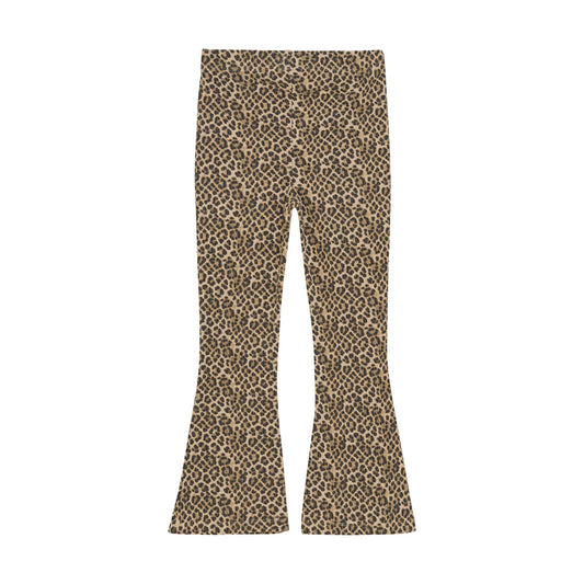 Daily 7 - Animal Flared Pants | Latte Sand