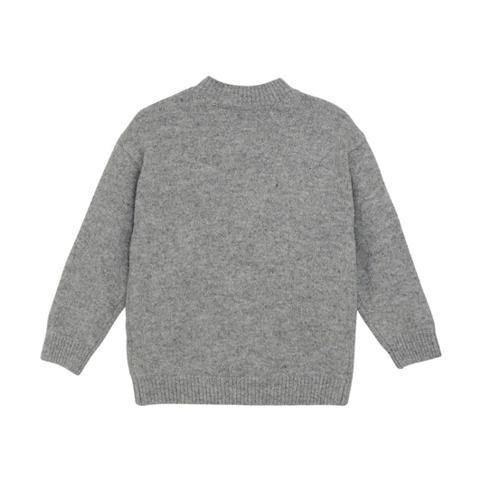 Daily 7 - Knitted Sweater Heart | Medium Grey Melange