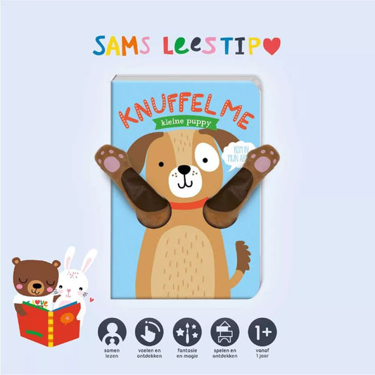Knuffel me kleine puppy (karton) 1+
