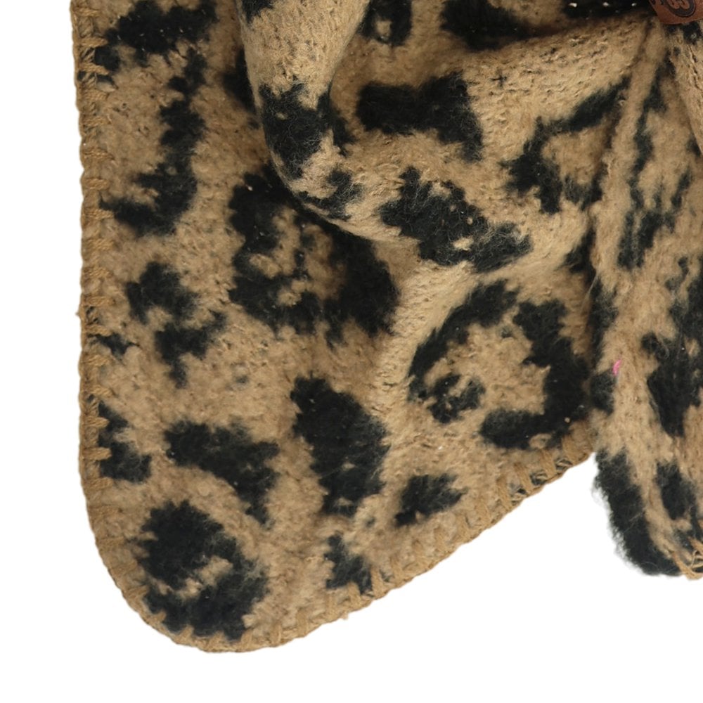 LOT 83 Sjaal Nina Leopard Taupe