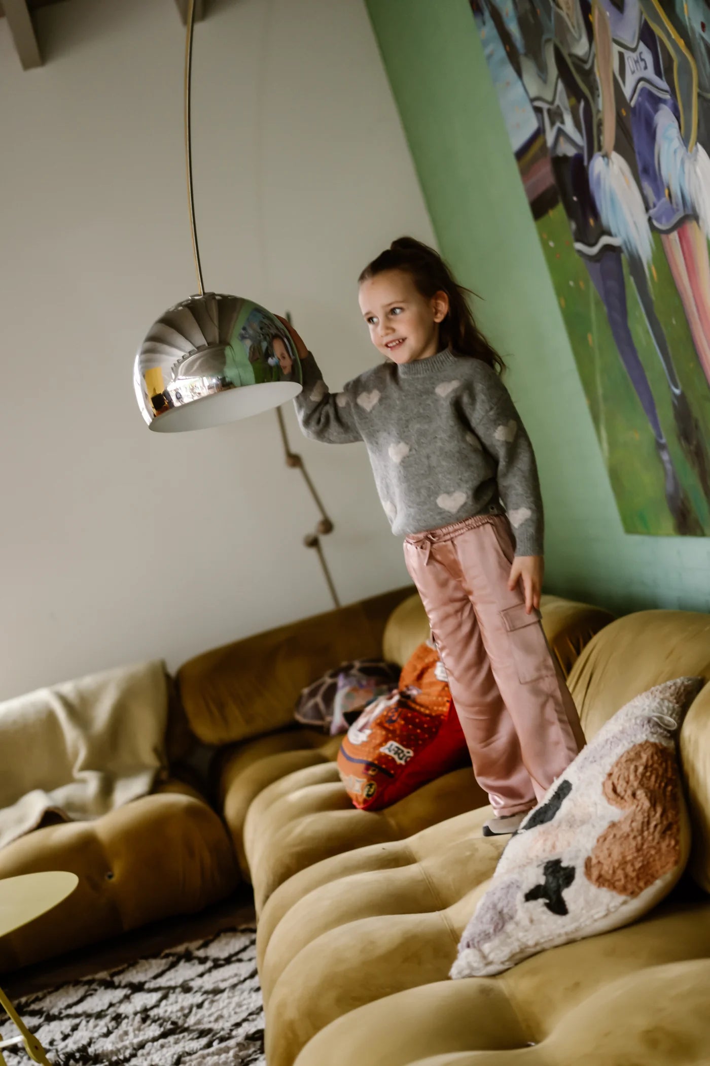 Daily 7 - Knitted Sweater Heart | Medium Grey Melange