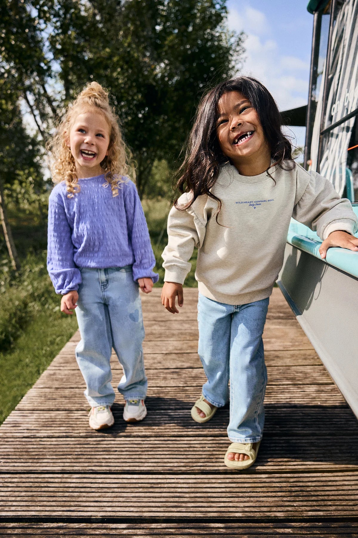 Daily 7 Denim Wide Fit Studs