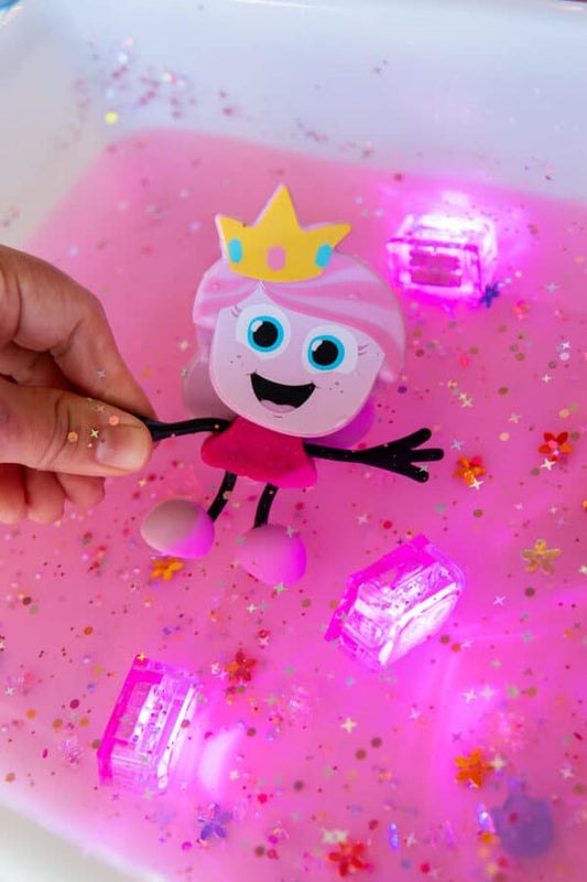 Glo Pals Prinses Ida – Speelvriendje inclusief 2 lichtgevende blokjes
