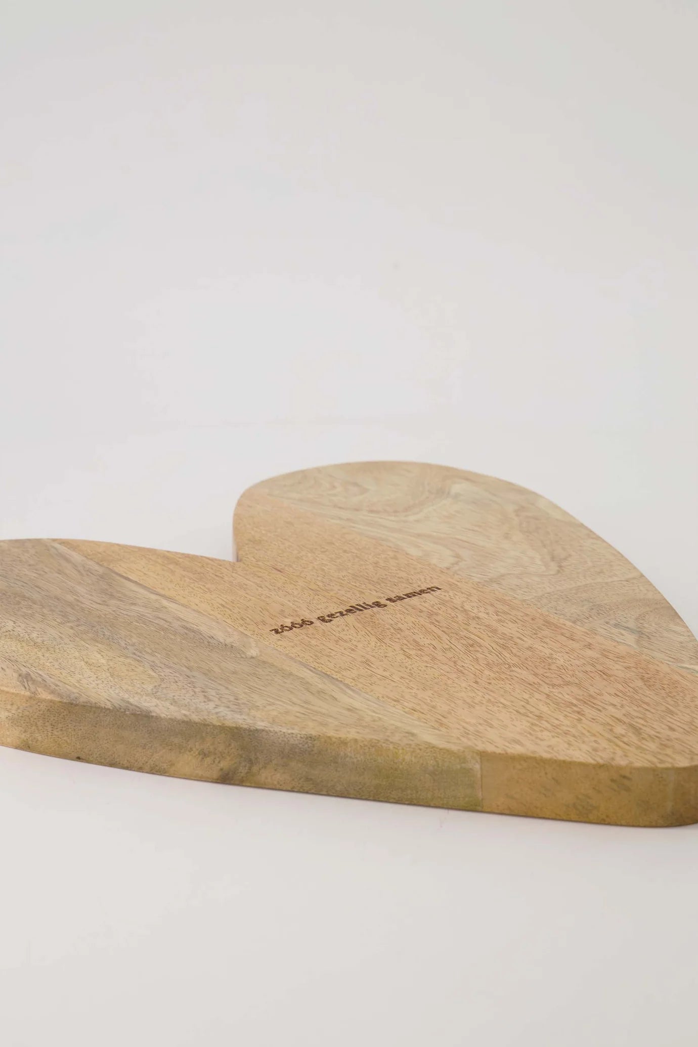Zusss Serveerplank Hout Hartje Naturel