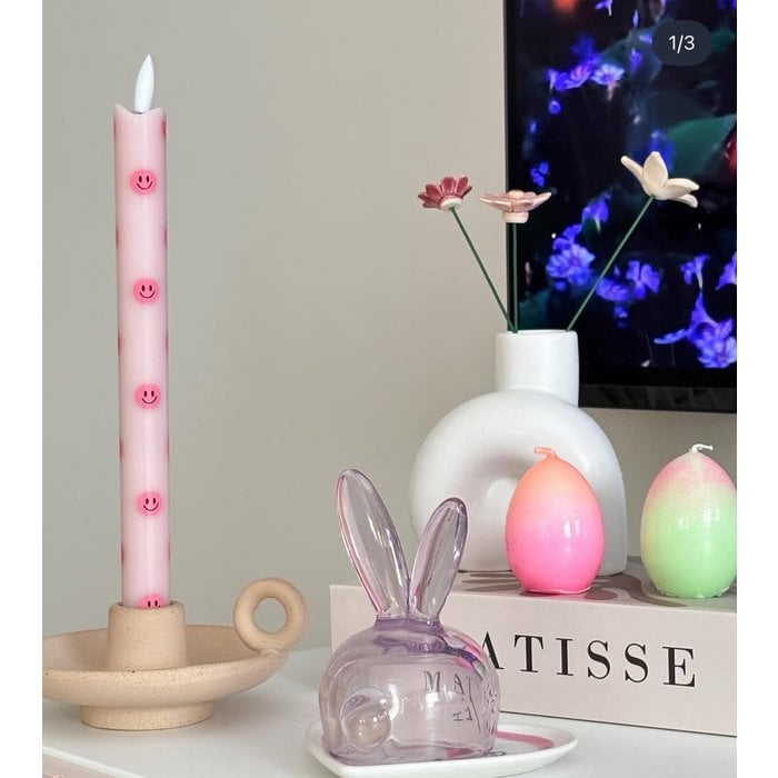 Led kaars Aifcandles smiley