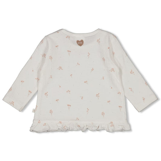 Feetje Longsleeve ruches crinkle AOP - Delicate Flower