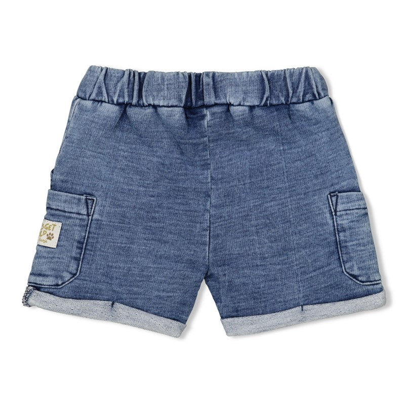 Feetje Short jogg denim - Safari Savage