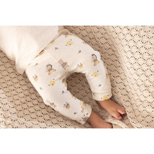 Feetje Broek AOP - Honey Bear