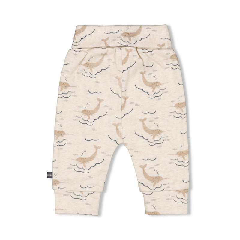 Feetje Broek AOP - Narwal