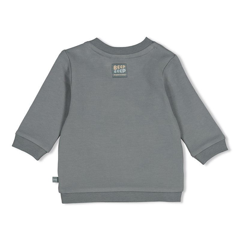 Feetje Sweater - Beep Beep - auto