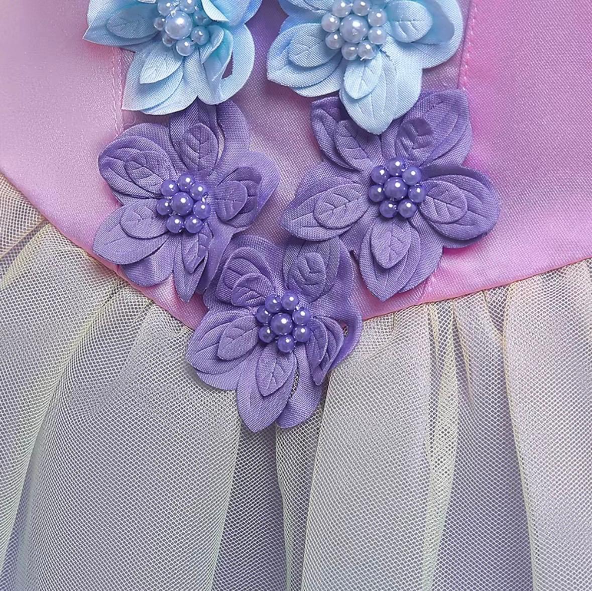 Regenboog baljurk - luxe verkleedjurk