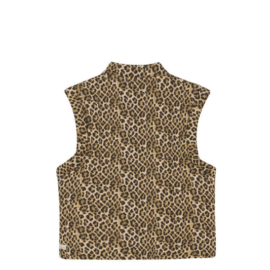 Daily 7 - Padded Animal Gilet Latte Sand
