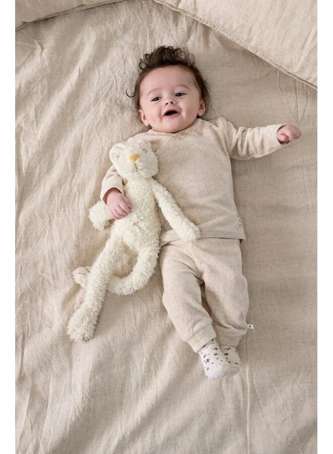 Feetje Broek velours rib - The Cuddle Company Taupe melange