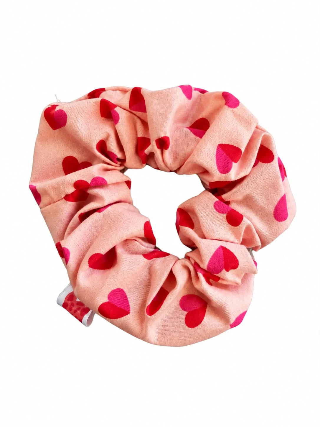 Colori Ribelle - Scrunchie peach hearts