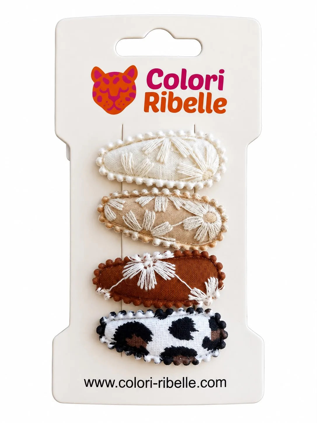 Colori Ribelle - Babyspeldjes panter - set van 4