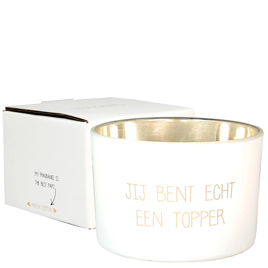 Sojakaars My Flame - Jij bent echt een topper - Fresh Cotton