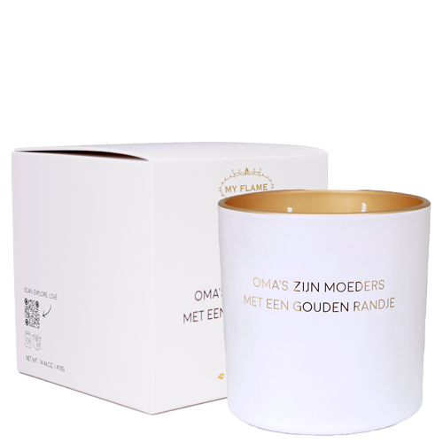 Sojakaars My Flame- Oma's zijn moeders met een gouden randje - Fresh Cotton