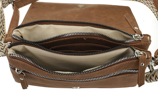 I'm Dutch crossbody tasje - Montoro bruin schoudertas