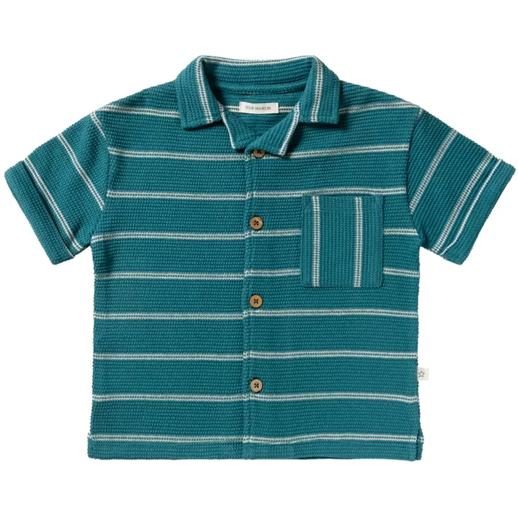Your Wishes – Structure Stripe – Loose Shirt – Dragonfly