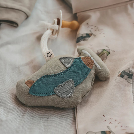 Your Wishes Pacifier Cord Hanger | Avion Goblin Blue