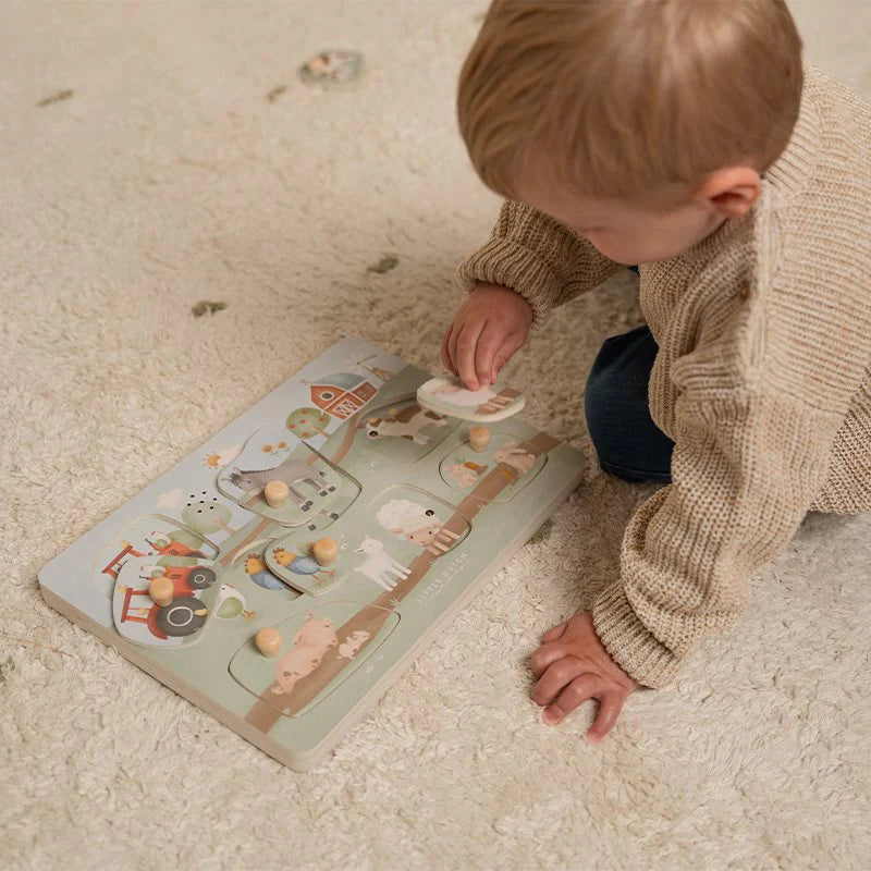 Little Dutch Geluidenpuzzel Little Farm