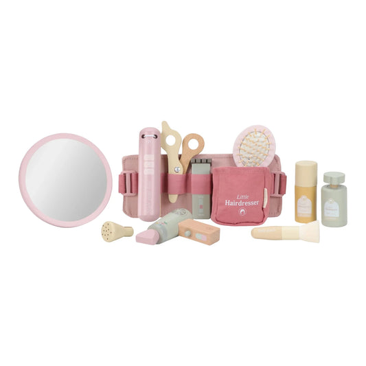 Little Dutch - Houten kappersset – Roze – Essentials