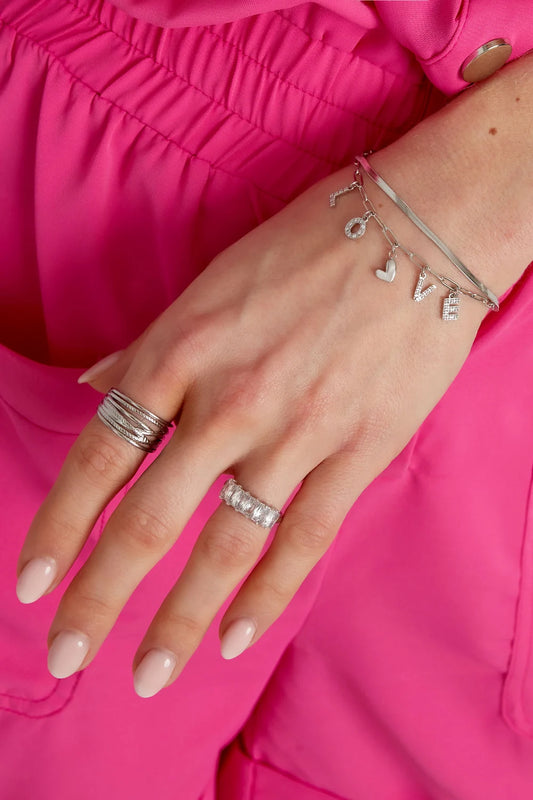 Armband stainless steel goud - Love