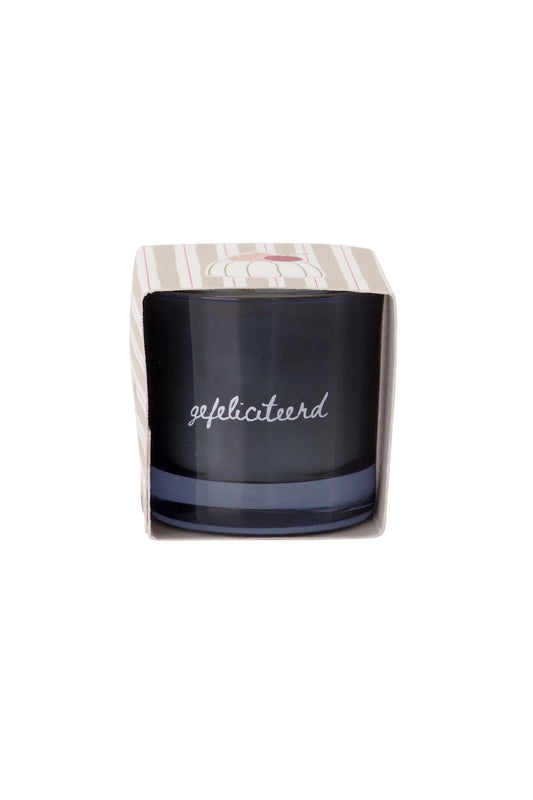 Zusss geurkaarsje in wikkel gefeliciteerd