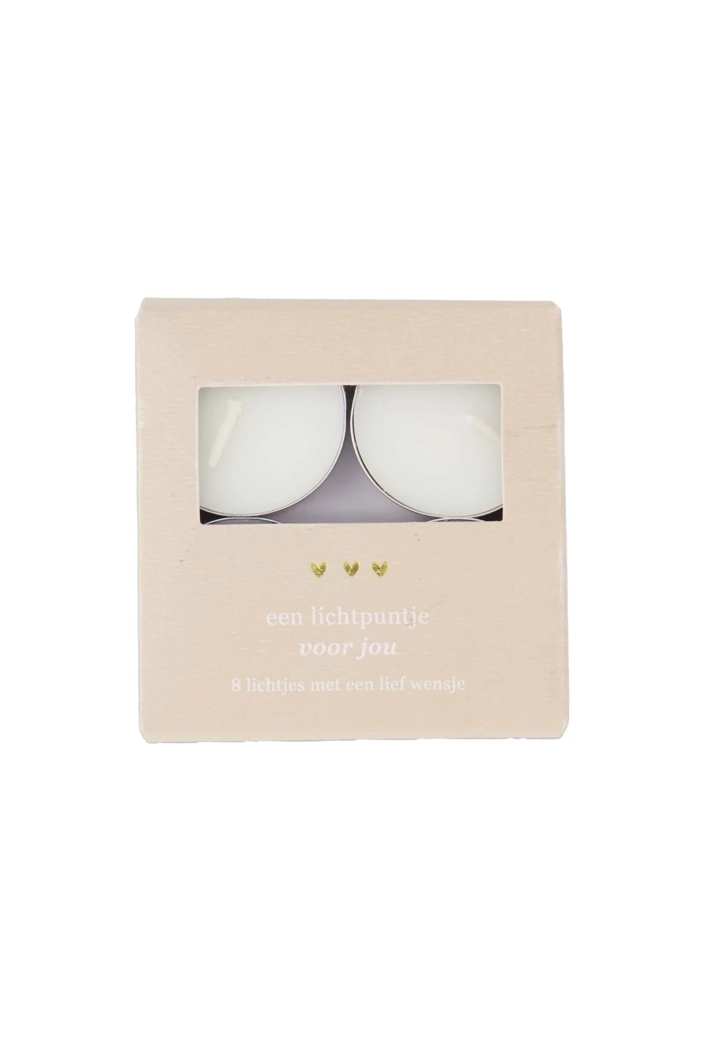 Zusss waxinelichtjes in doosje een lichtpuntje voor jou