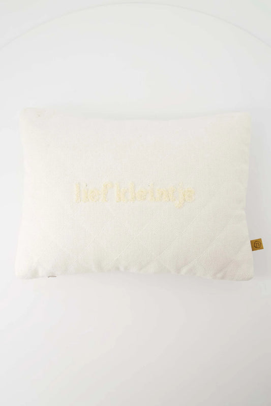 Zusss kussen lief kleintje 35x25cm multicolor